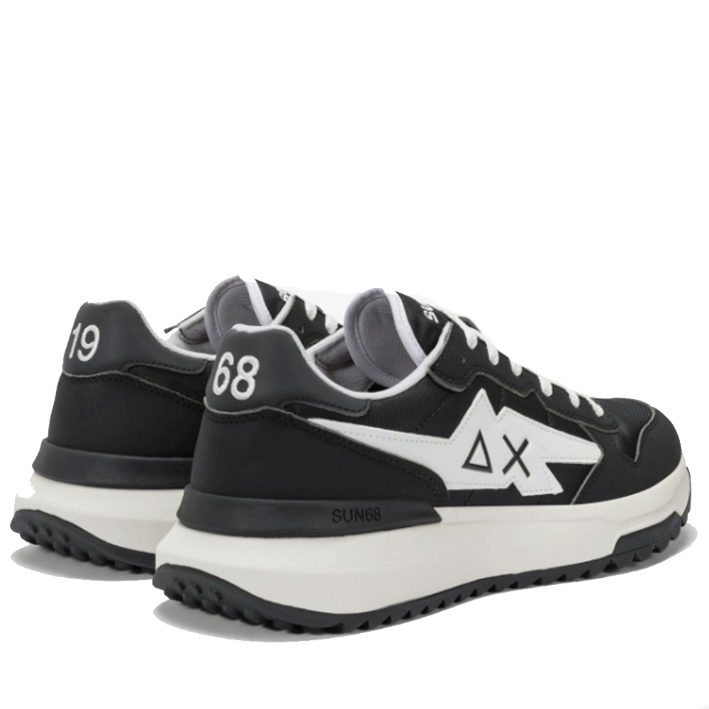 Scarpe Uomo Sun68 Sneakers Niki 2.0 Solid Nero - Z35120