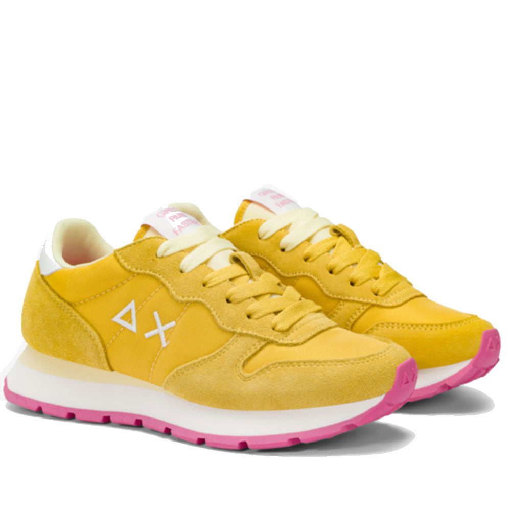 Sun68 Damenschuhe Sneakers Ally Solid Nylon Farbe Gelb - Z35201