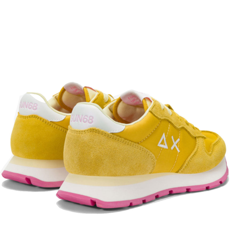 Sun68 Damenschuhe Sneakers Ally Solid Nylon Farbe Gelb - Z35201