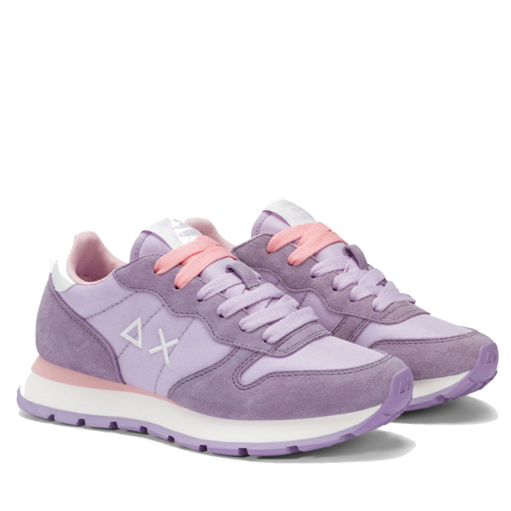 Scarpe Donna Sun68 Sneakers Ally Solid Nylon Colore Lilla - Z35201