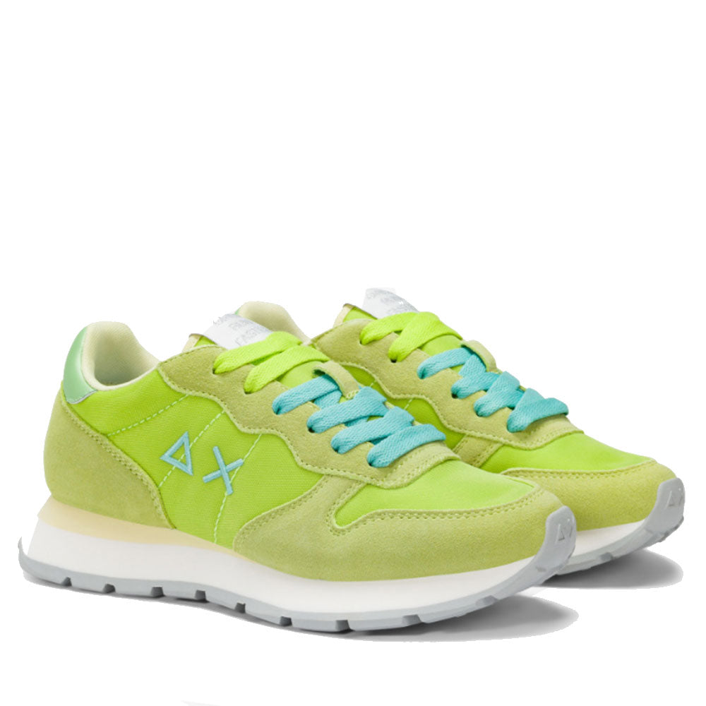 Scarpe Donna Sun68 Sneakers Ally Solid Nylon Colore Lime - Z35201