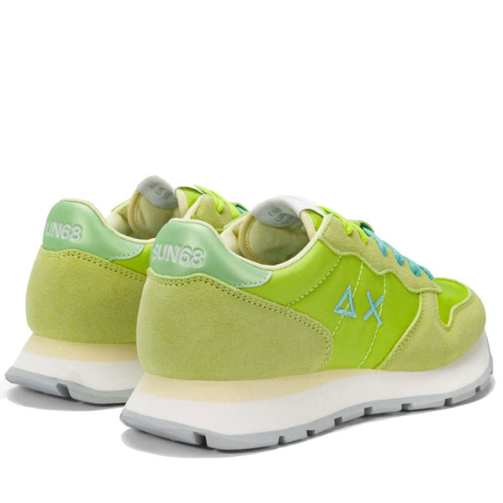 Scarpe Donna Sun68 Sneakers Ally Solid Nylon Colore Lime - Z35201