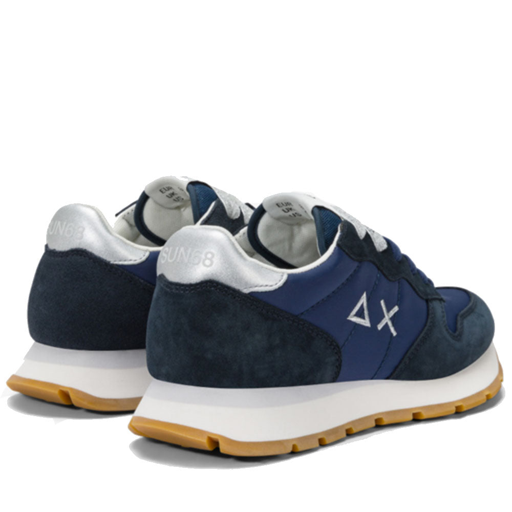 Sun68 Damenschuhe Ally Gold Silber Sneakers Marineblau Farbe - Z35202