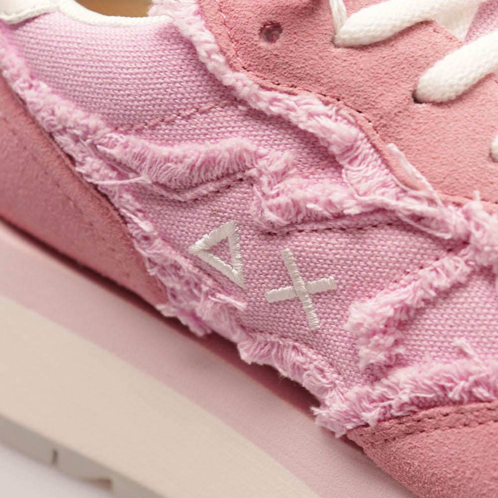 Sun68 Damen Sneakers Big Stargirl Canvas Zyklame - Z35216