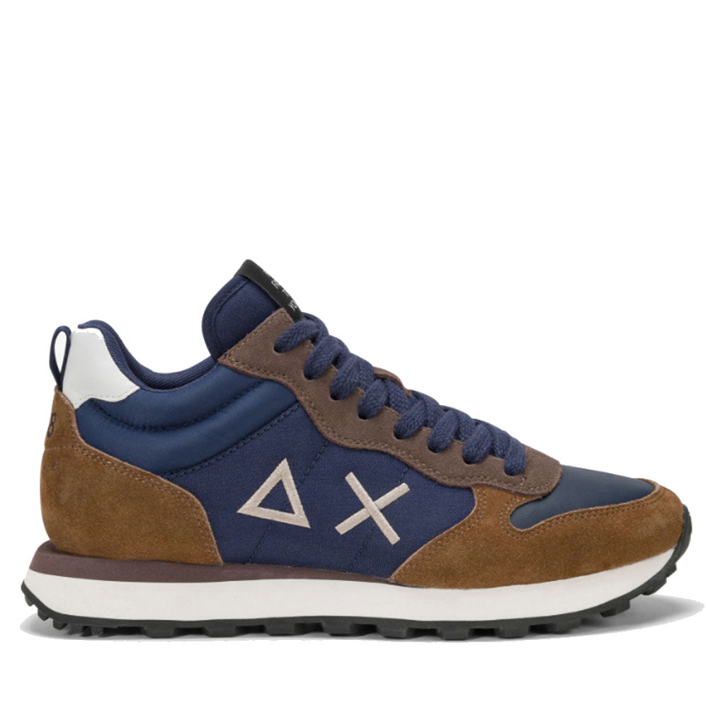 SUN68: Sneakers Tom Goes Camping Sun 68 in suede e mesh - Blue SUN68: Sneakers Tom Goes Camping Sun 68 in suede e mesh - Blue