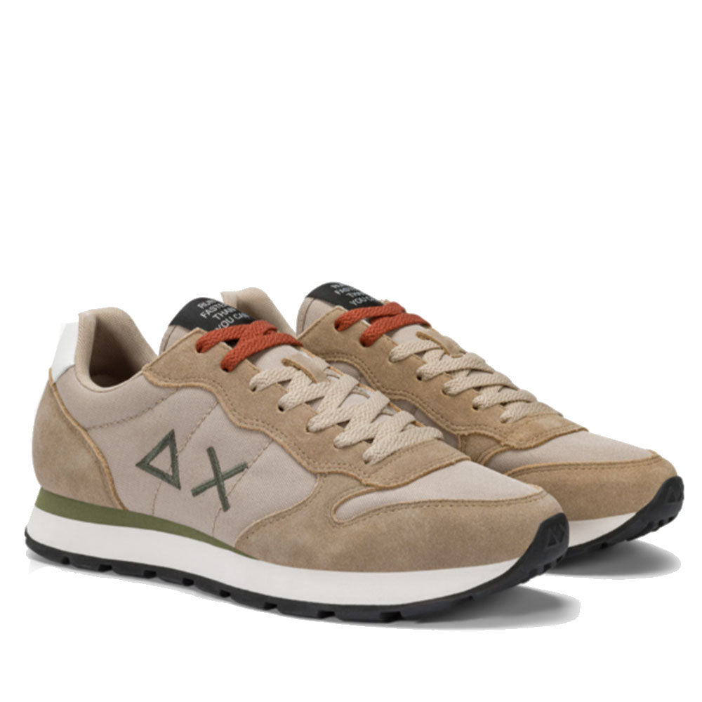 Scarpe Uomo Sun68 Sneakers Tom Solid Beige Scuro - Z45101