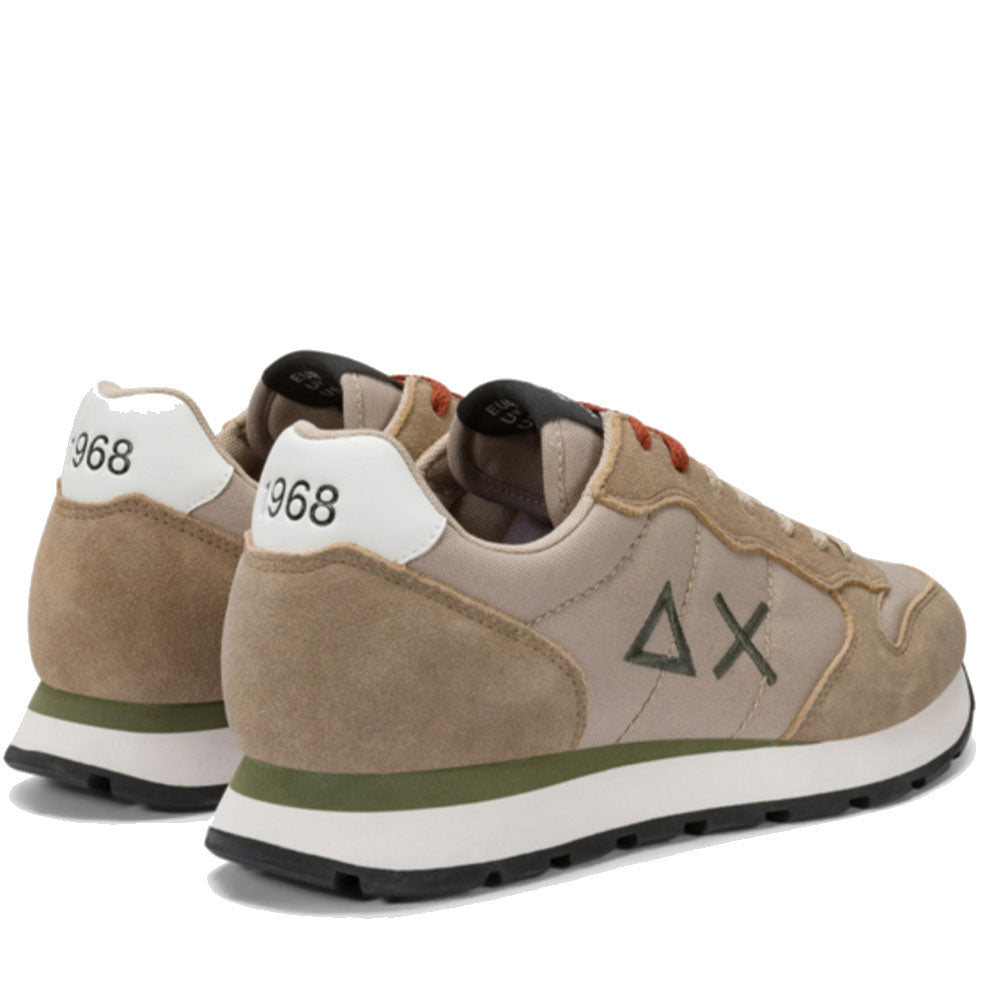 Scarpe Uomo Sun68 Sneakers Tom Solid Beige Scuro - Z45101