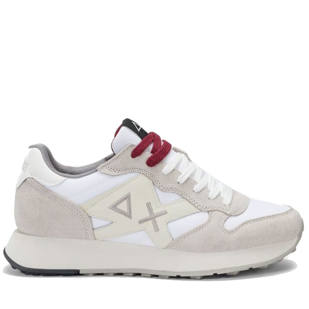Scarpe Uomo Sun68 Sneakers Jaki Bicolor Bianco - Z45114