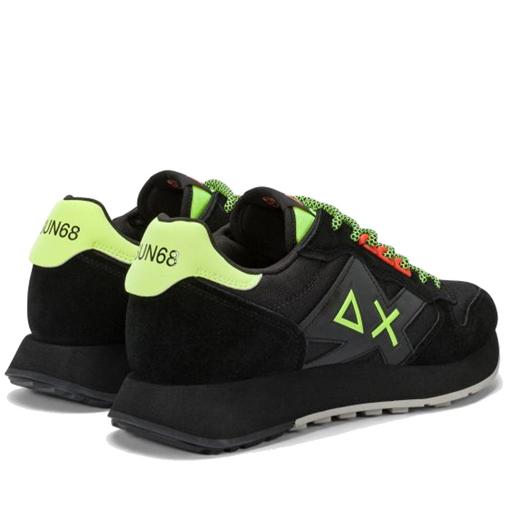Scarpe Uomo Sun68 Sneakers Jaki 2.0 Fluo Nero - Z45115