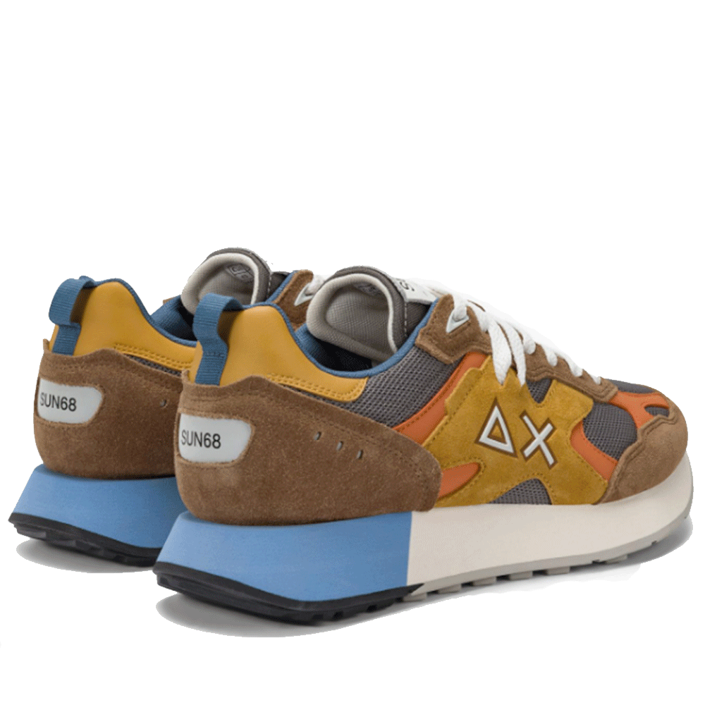 Scarpe Uomo Sun68 Sneakers Jaki Outdoor Colore Volpe - Z45116