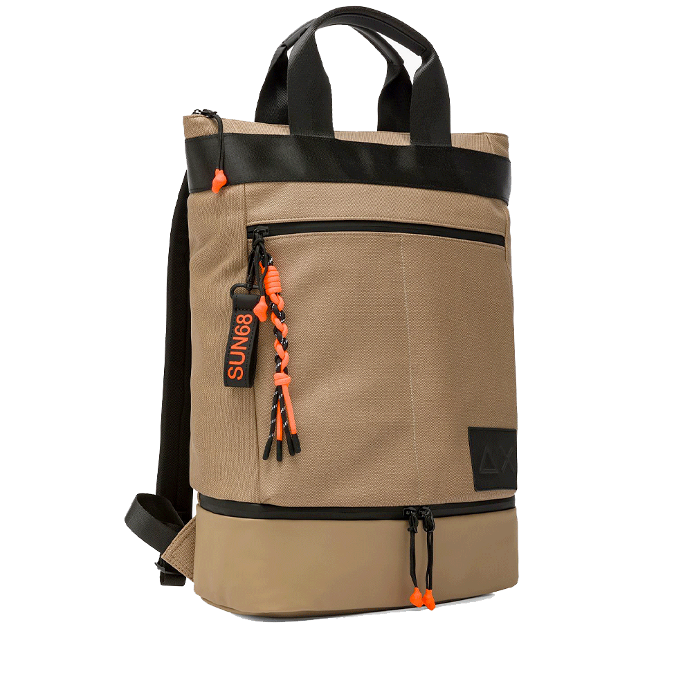Zaino SUN68 porta Pc in Nylon Colore Verde Scuro