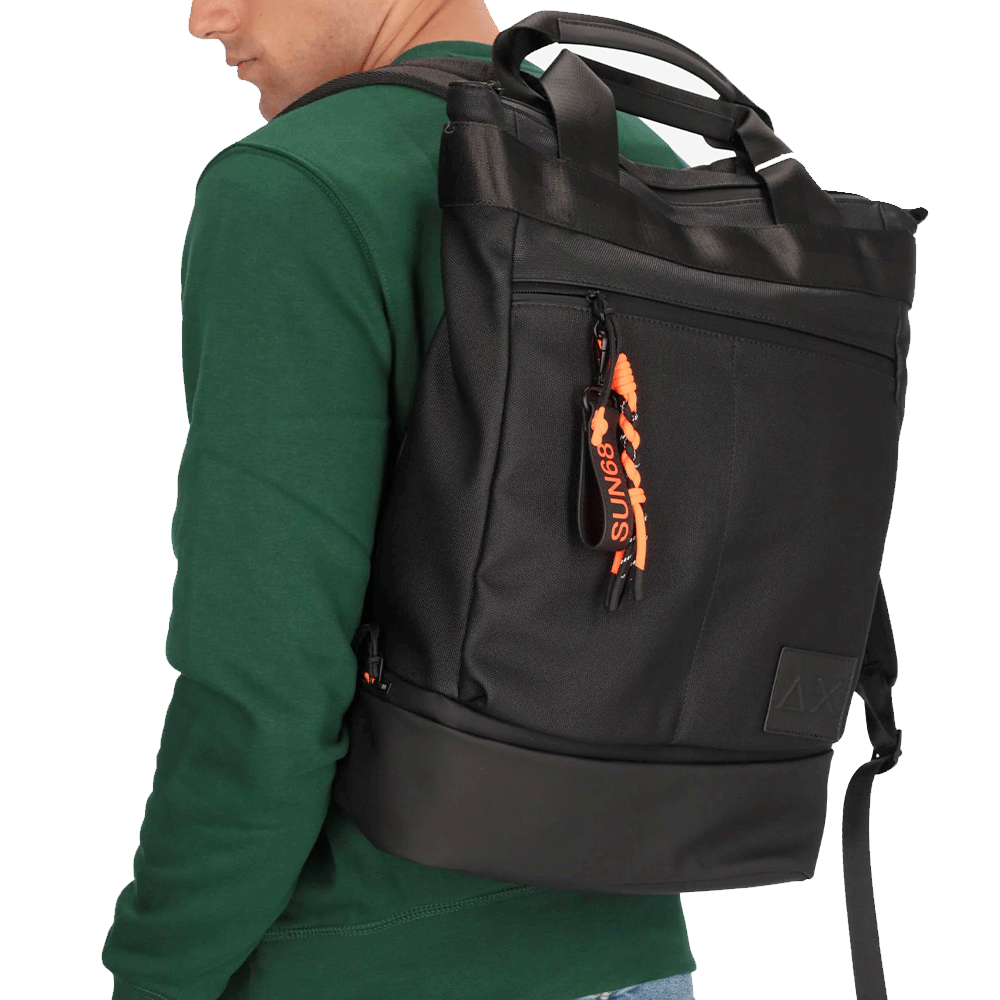 Zaino SUN68 porta Pc in Nylon Colore Verde Scuro