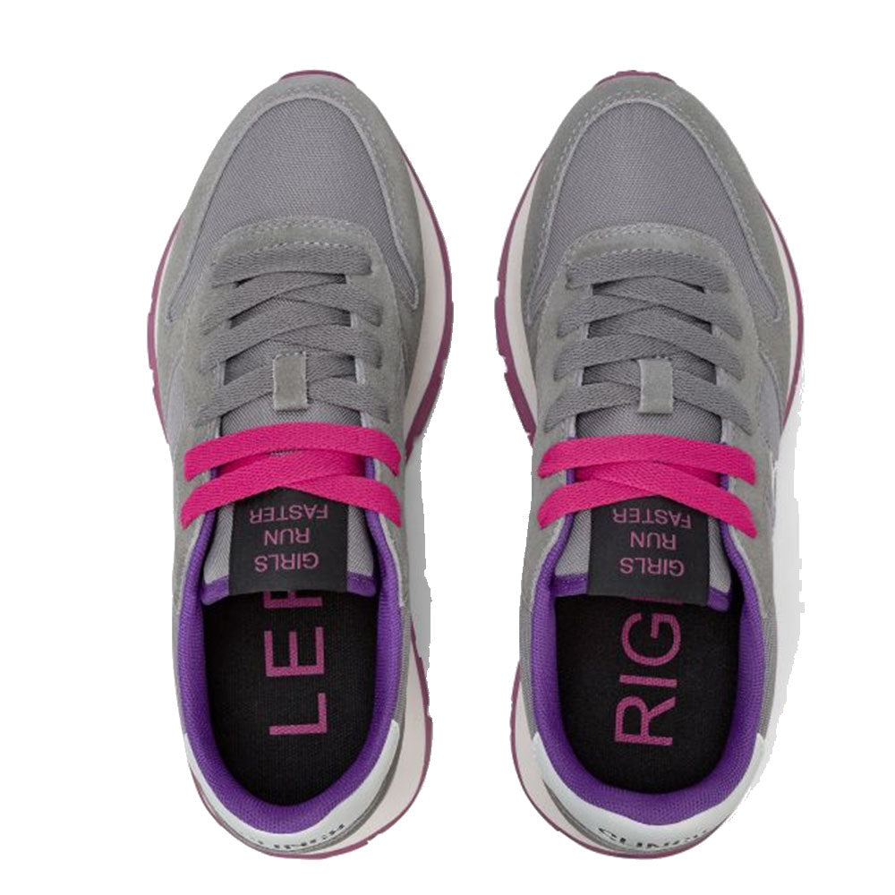 Scarpe Donna Sun68 Sneakers Ally Solid Colore Grigio Medio - Z45201