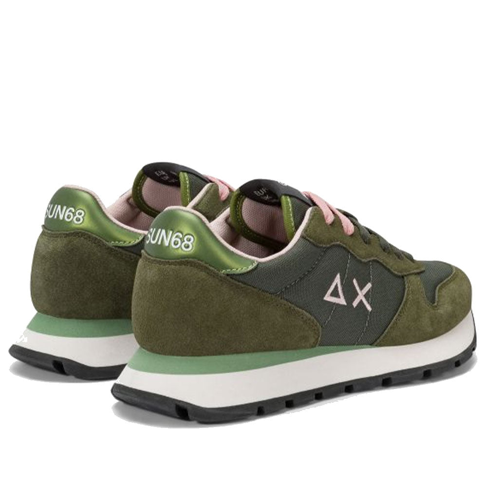 Scarpe Donna Sun68 Sneakers Ally Solid Colore Militare Scuro - Z45201