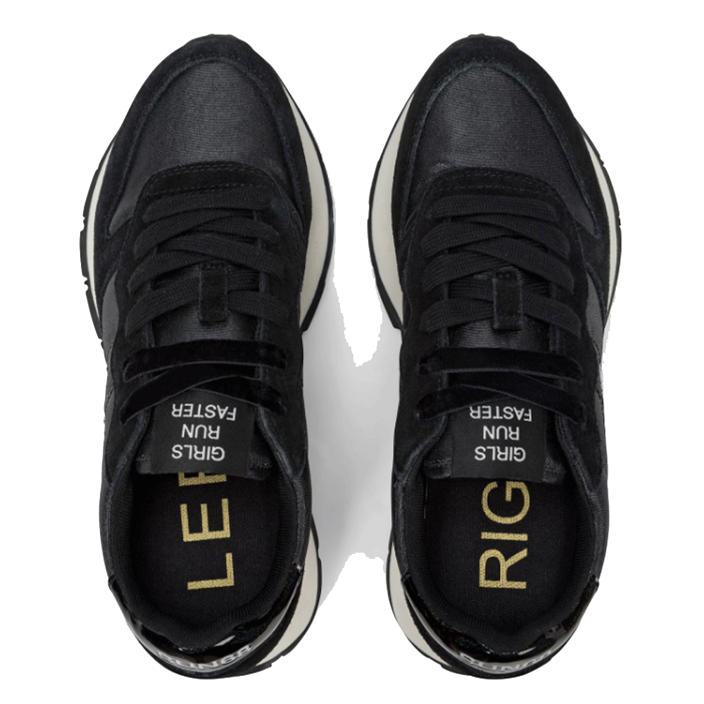 Scarpe Donna Sun68 Sneakers Ally Bright Nylon Colore Nero - Z45203