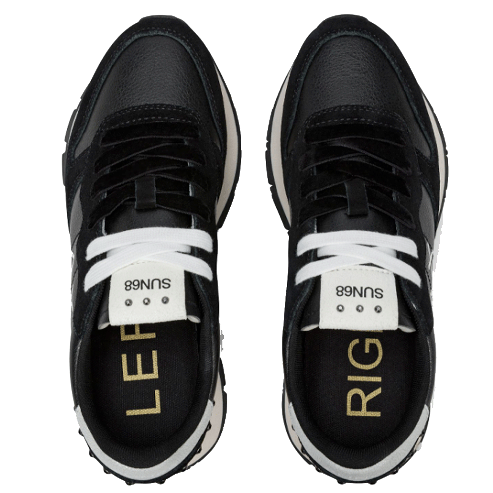 Scarpe Donna Sun68 Sneakers Ally Studs Colore Nero - Z45206