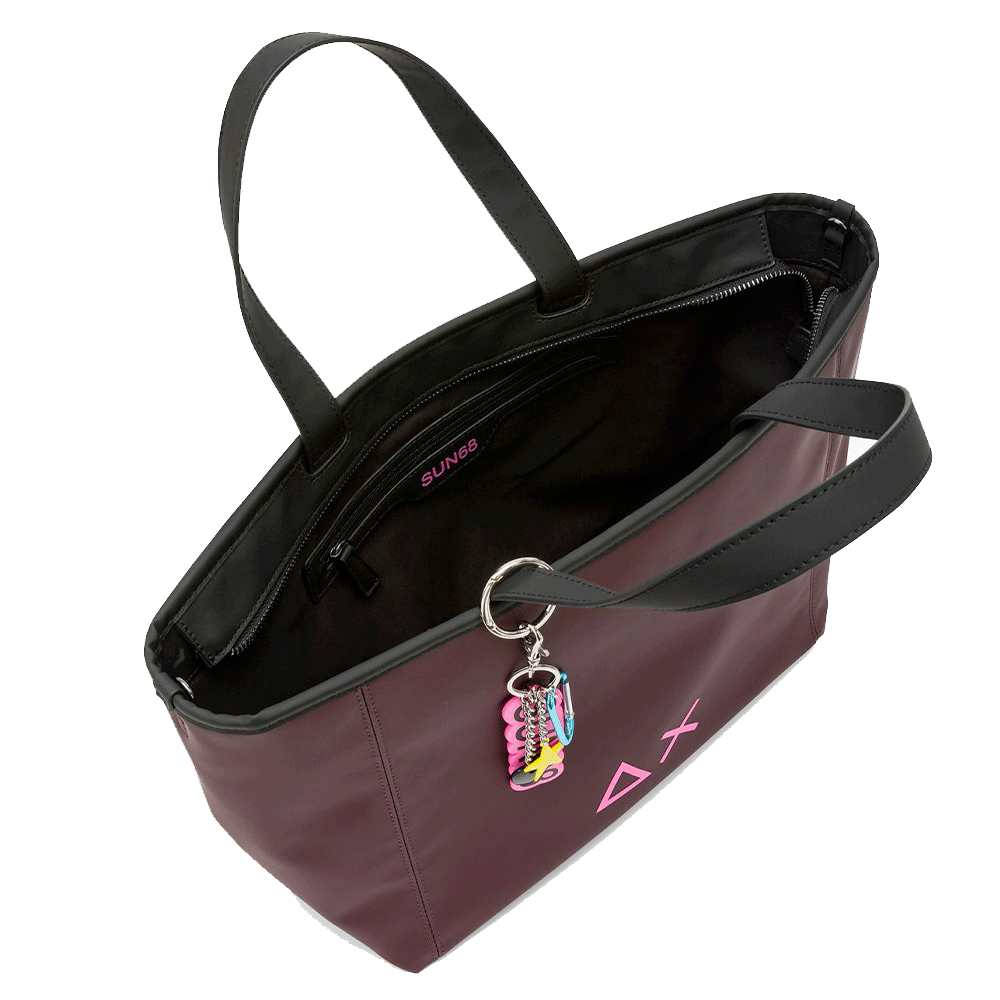 Shopping Bag SUN68 linea Jacqueline Bag Medium colore Ostrica - Z45260