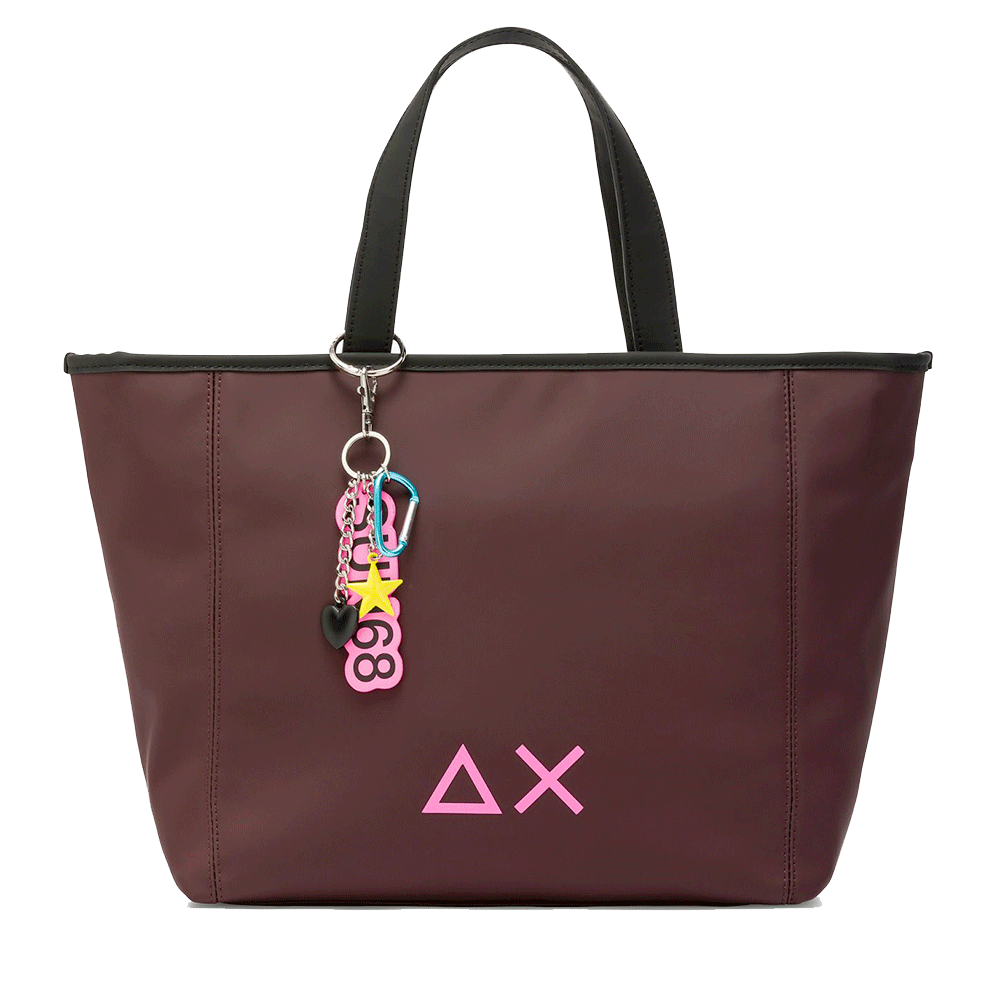 Shopping Bag SUN68 linea Jacqueline Bag Medium colore Bordeaux - Z45260