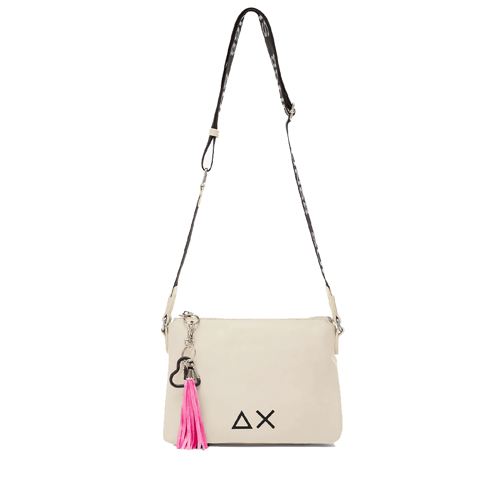 Borsa Donna a Tracolla SUN68 in Tessuto Ostrica - Z45263