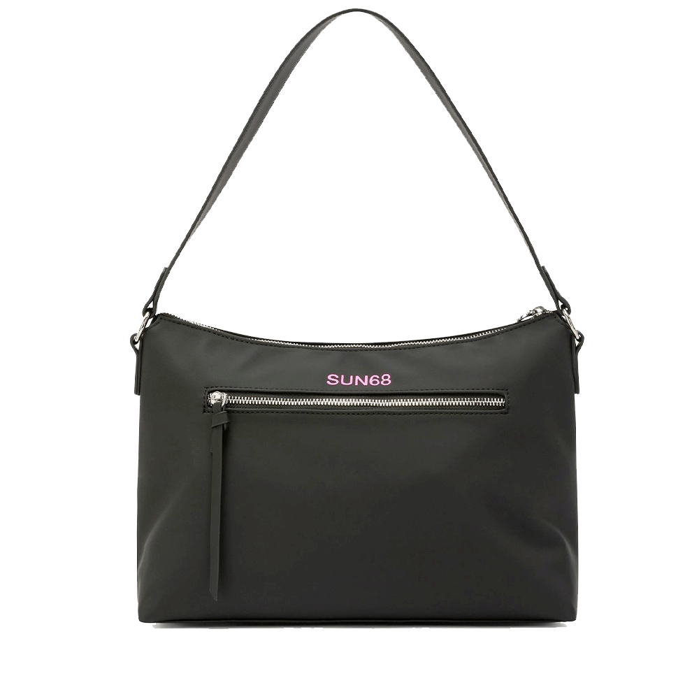 Borsa Donna a Spalla SUN68 in Tessuto Militare Scuro - Z45264