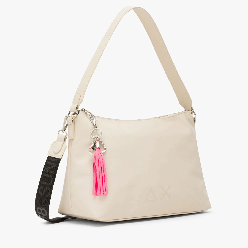 Borsa Donna a Spalla SUN68 in Tessuto Ostrica - Z45264