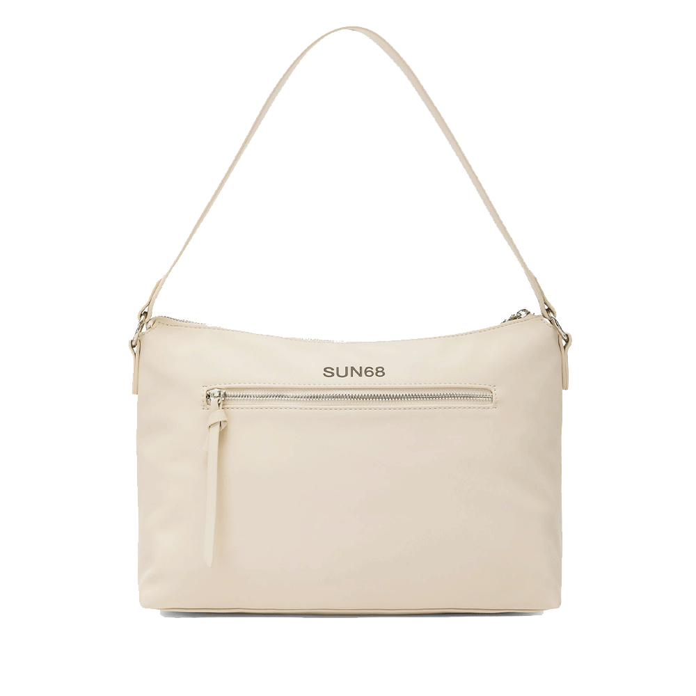 Borsa Donna a Spalla SUN68 in Tessuto Ostrica - Z45264