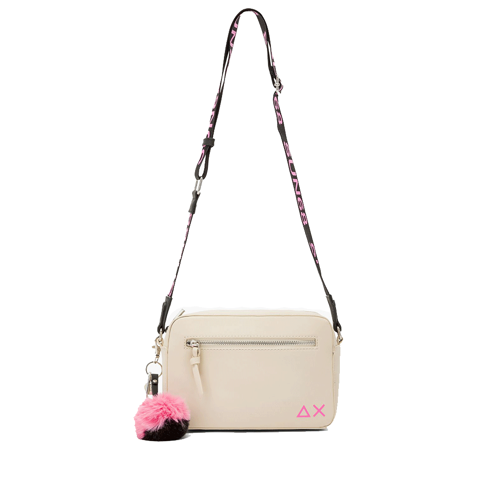 Borsa Donna a Tracolla SUN68 in Tessuto Ostrica - Z45269