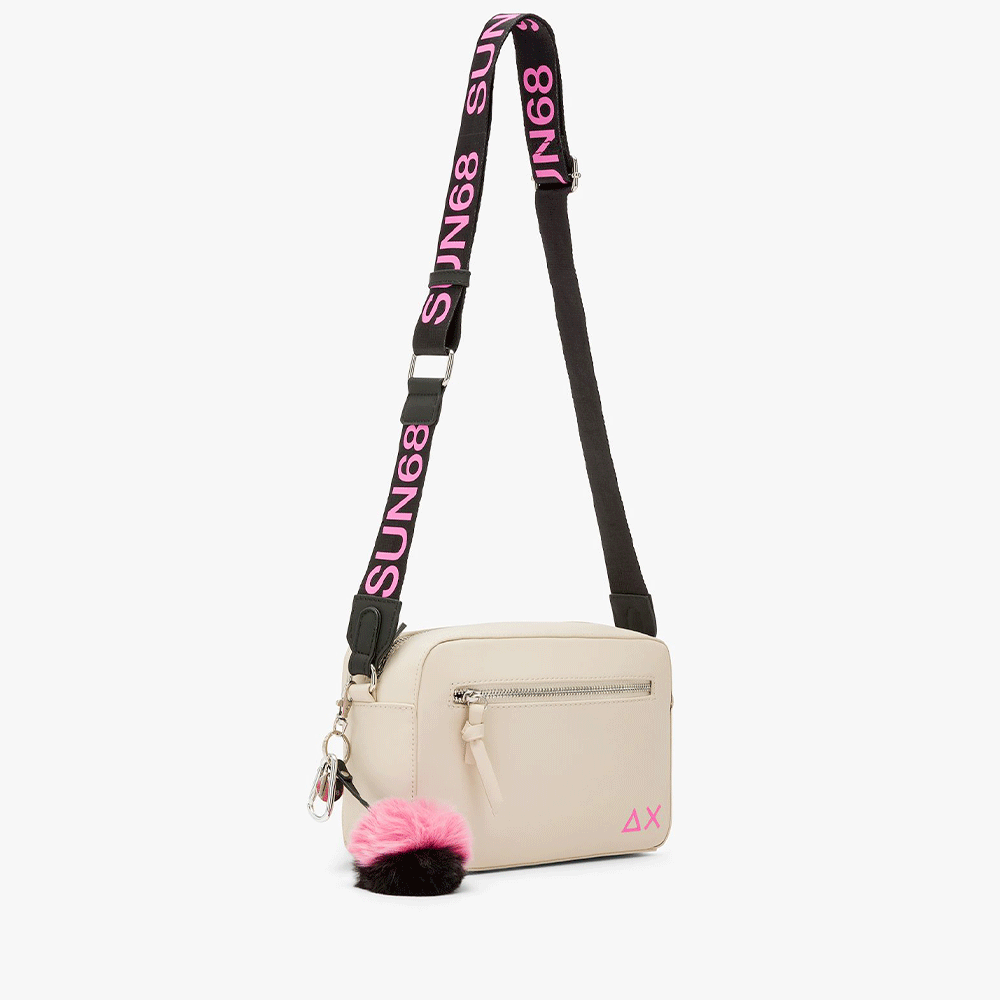 Borsa Donna a Tracolla SUN68 in Tessuto Ostrica - Z45269