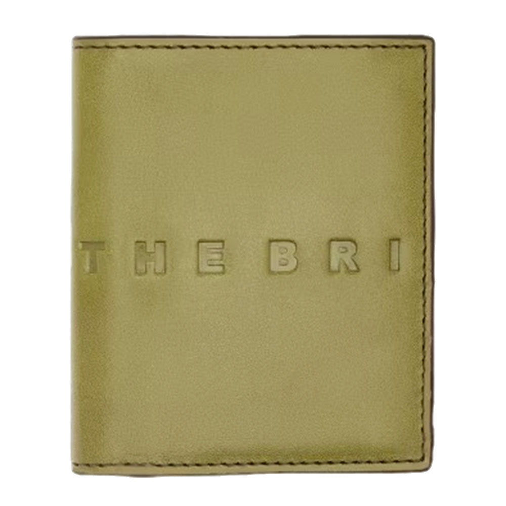 Portacarte Verticale Uomo THE BRIDGE linea Alberto in Pelle Verde - Main Image