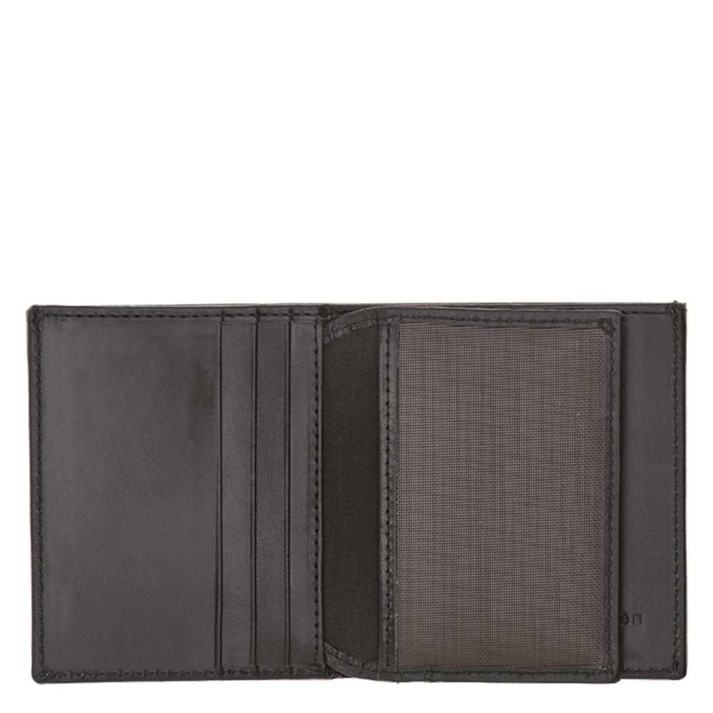 Portafoglio Uomo Verticale con Pattina THE BRIDGE In Pelle Nera linea Story