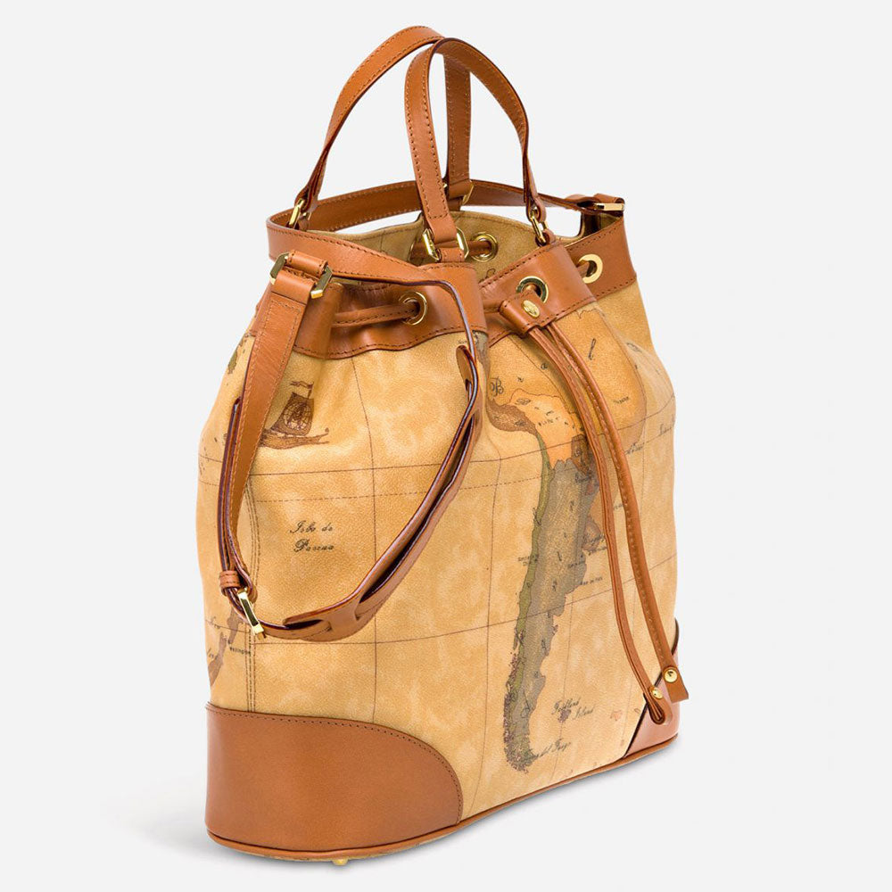 Borsa Donna a Secchiello 1A Classe Alviero Martini linea Geo Classic D036 Made in Italy