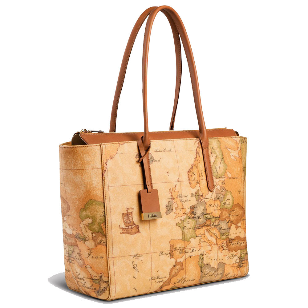 Borsa Shopping Grande Donna 1A Classe Alviero Martini linea Geo Classic D085