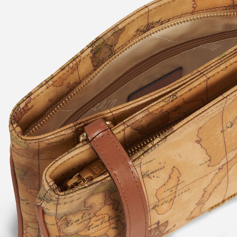 Borsa Donna Tracolla Doppia 1A Classe Alviero Martini linea Geo Classic E022