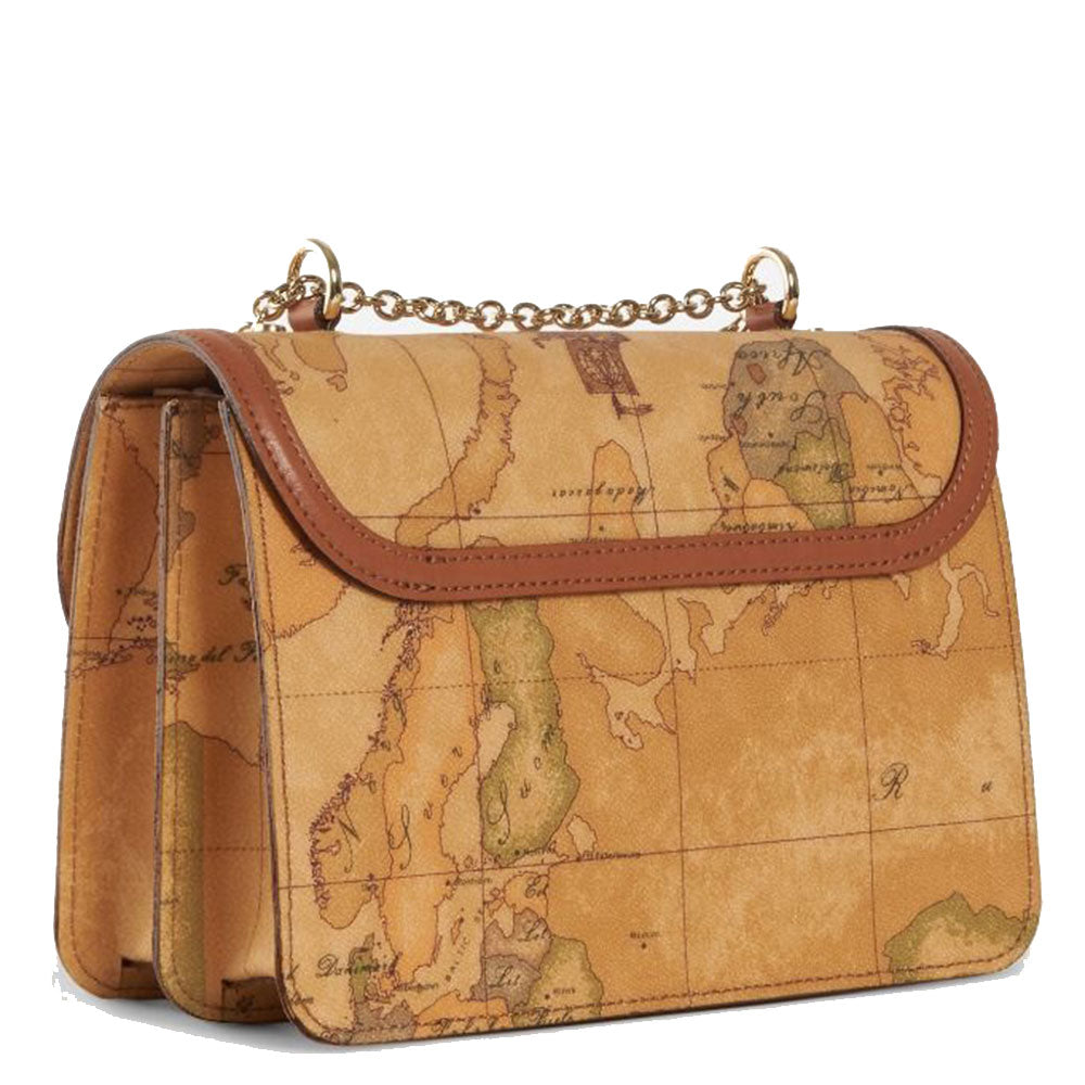 Borsa Donna a Tracolla con Chiusura a Scatto 1A Classe Alviero Martini linea Geo Classic E024