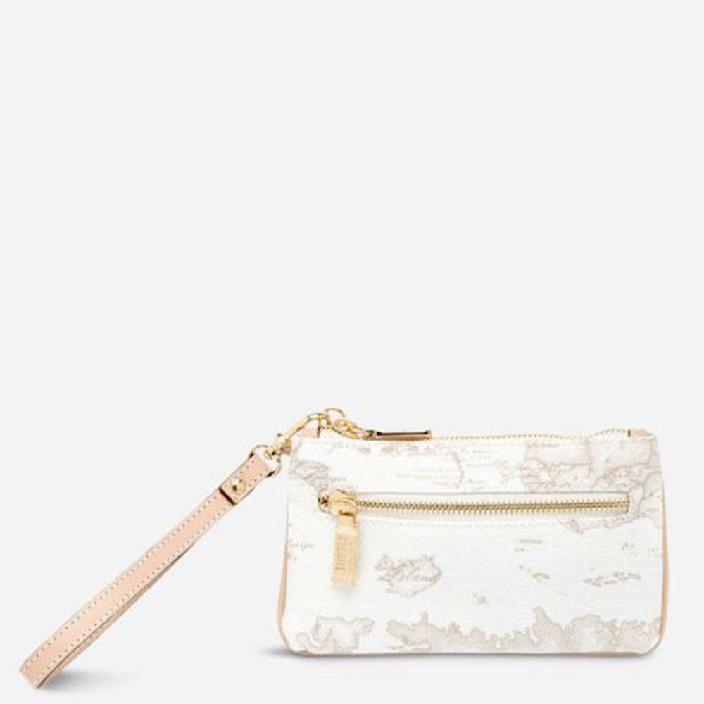 Pochette a Mano Piccola 1A Classe Alviero Martini linea Geo White M016