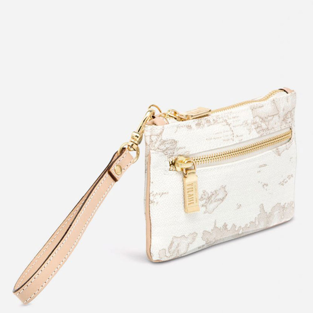 Pochette a Mano Piccola 1A Classe Alviero Martini linea Geo White M016