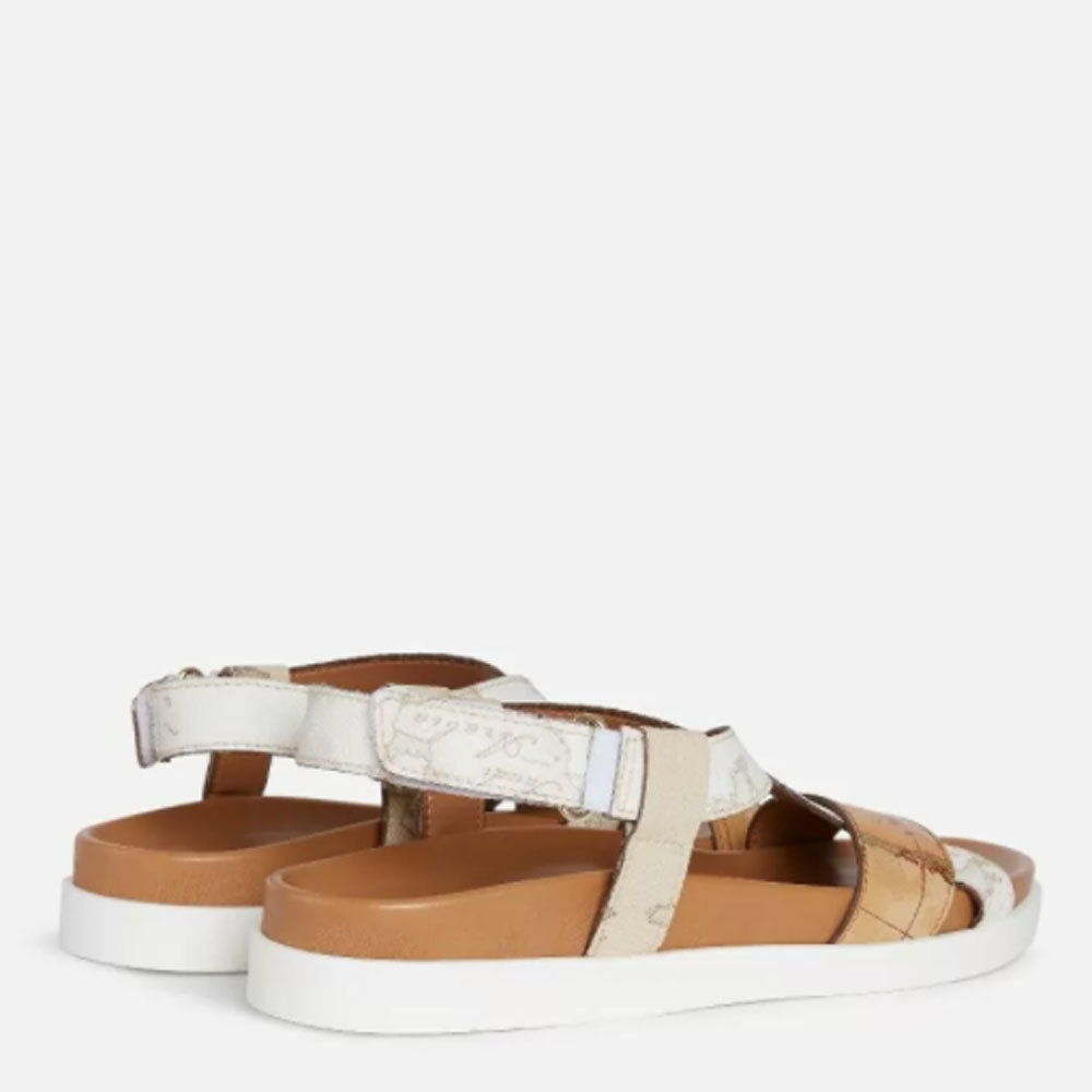 Sandali Donna 1A Classe Alviero Martini linea Geo Summer Mix Bianco 0291
