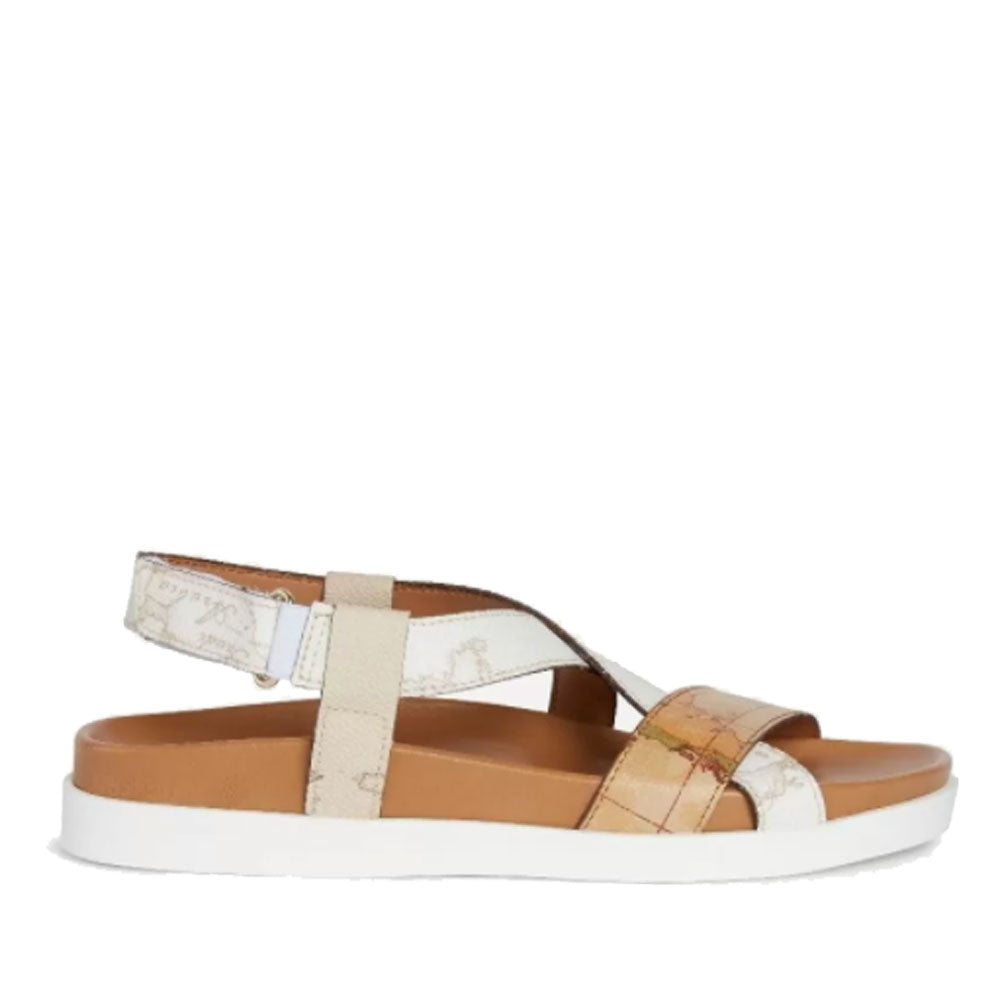 Sandali Donna 1A Classe Alviero Martini linea Geo Summer Mix Bianco 0291