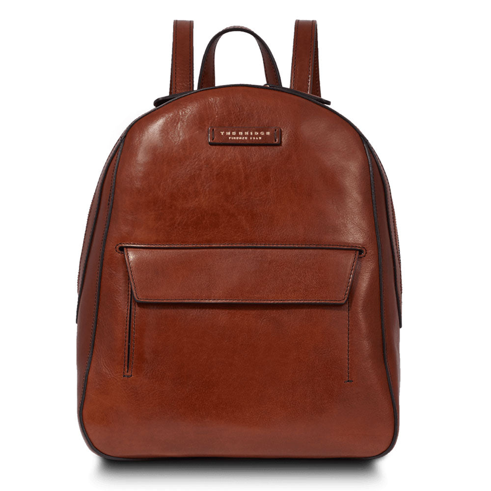 Zaino Donna THE BRIDGE linea Diana in Pelle Marrone