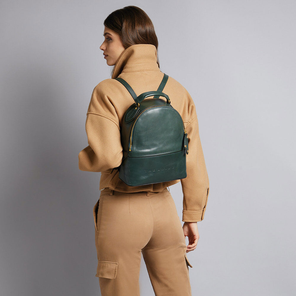 Zaino Donna THE BRIDGE linea Daphne in Pelle Marrone