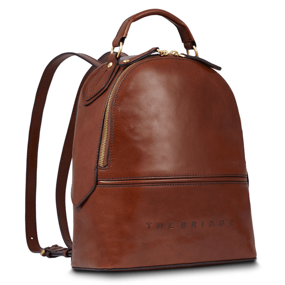 Zaino Donna THE BRIDGE linea Daphne in Pelle Marrone