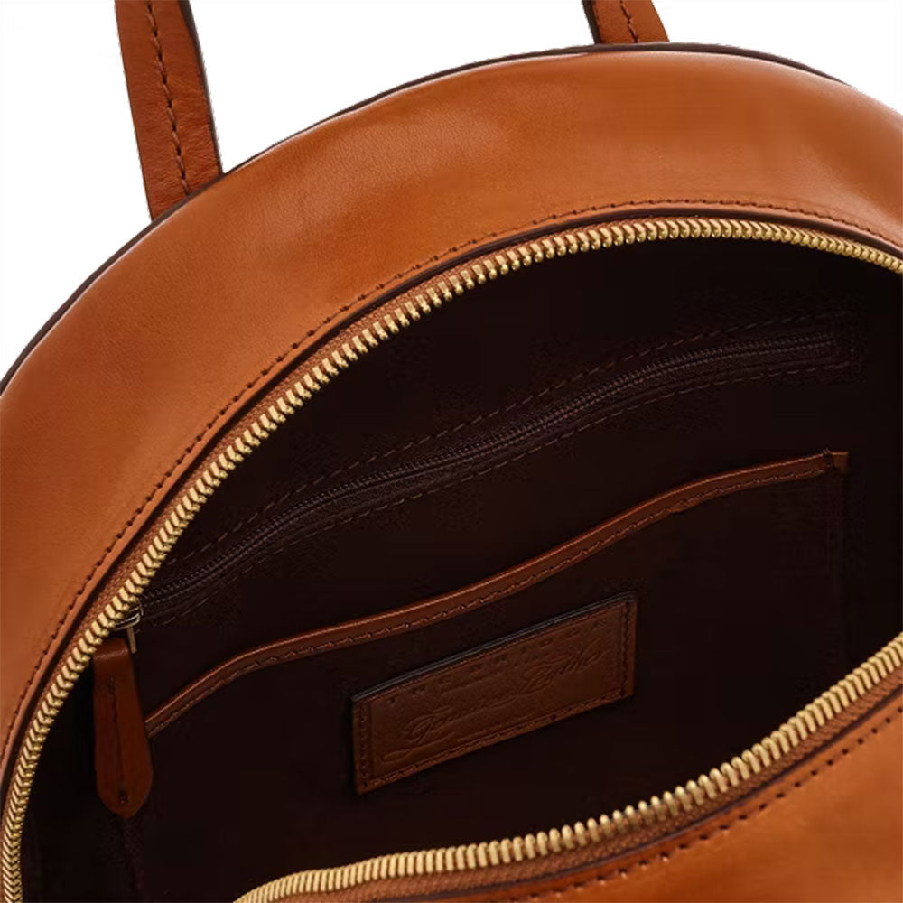 Zaino Donna THE BRIDGE in Pelle color Cognac linea Angela