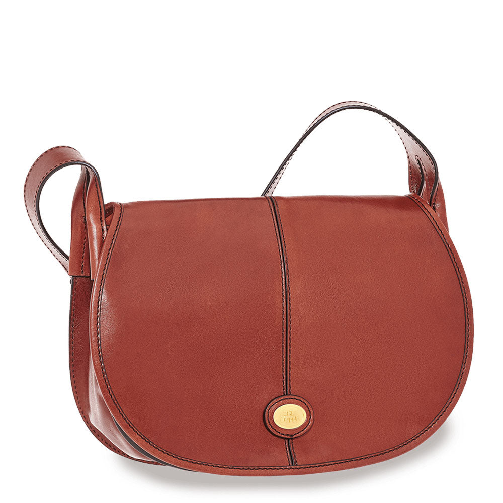 Borsa Donna con Pattina a Tracolla THE BRIDGE linea Claudia in Pelle Marrone