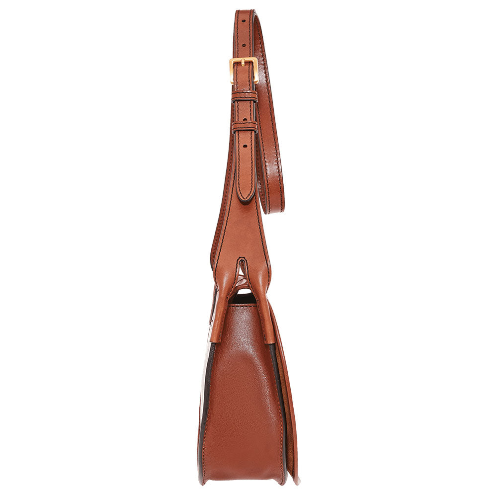 Borsa Donna con Pattina a Tracolla THE BRIDGE linea Claudia in Pelle Marrone