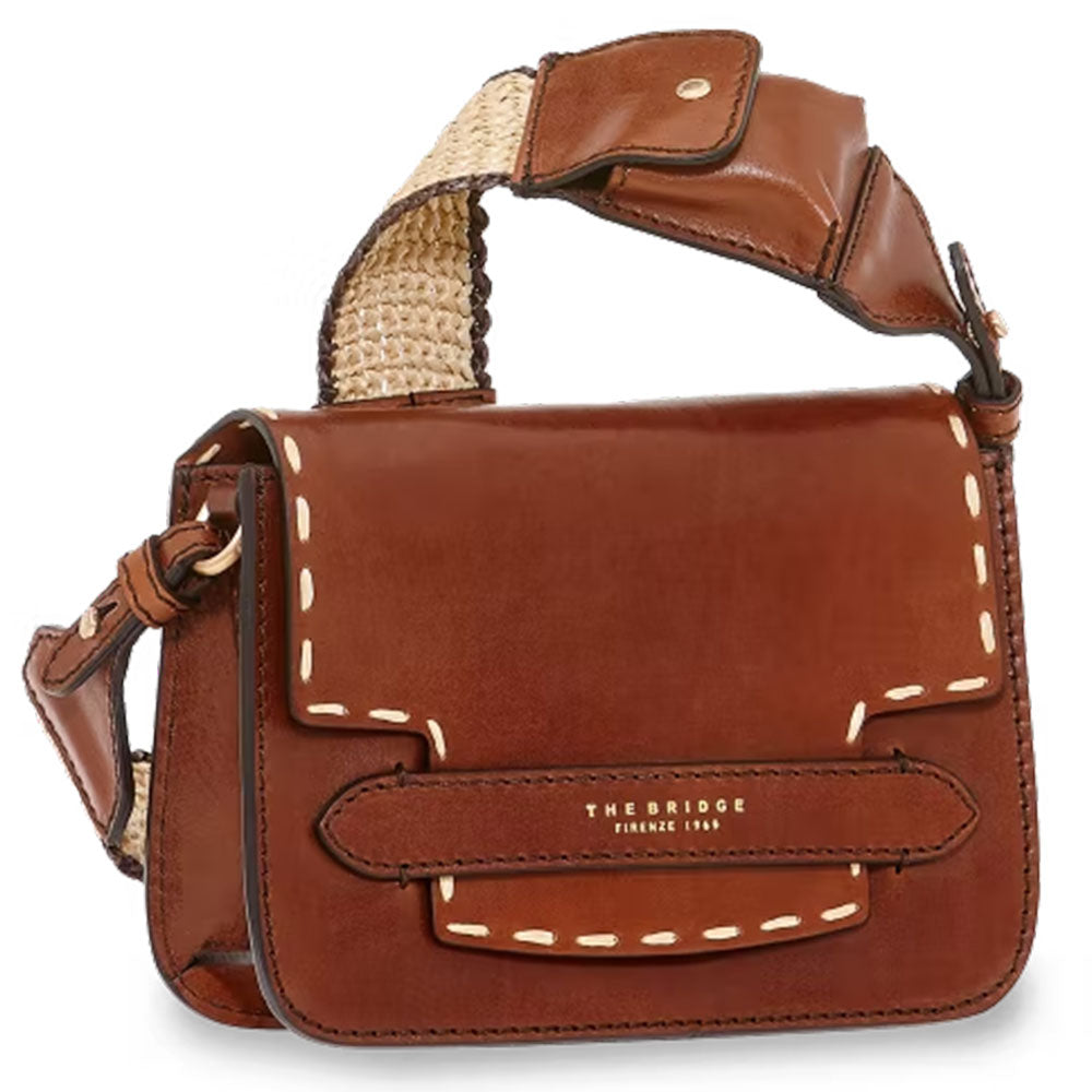 Borsa color avorio a tracolla da donna Carpisa con zip in pelle
