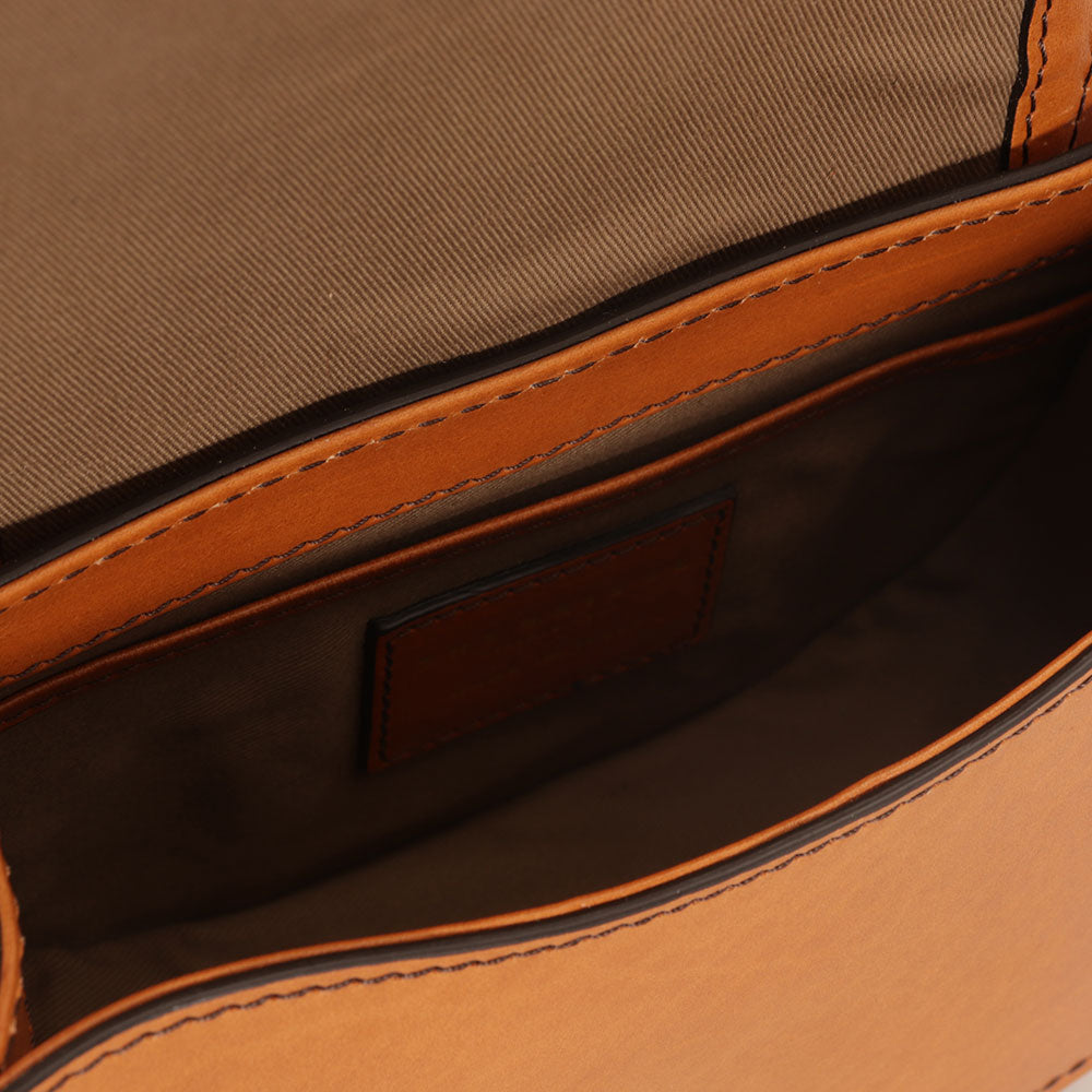 Borsa Donna a Tracolla THE BRIDGE in Pelle Cognac linea Panzani Wow