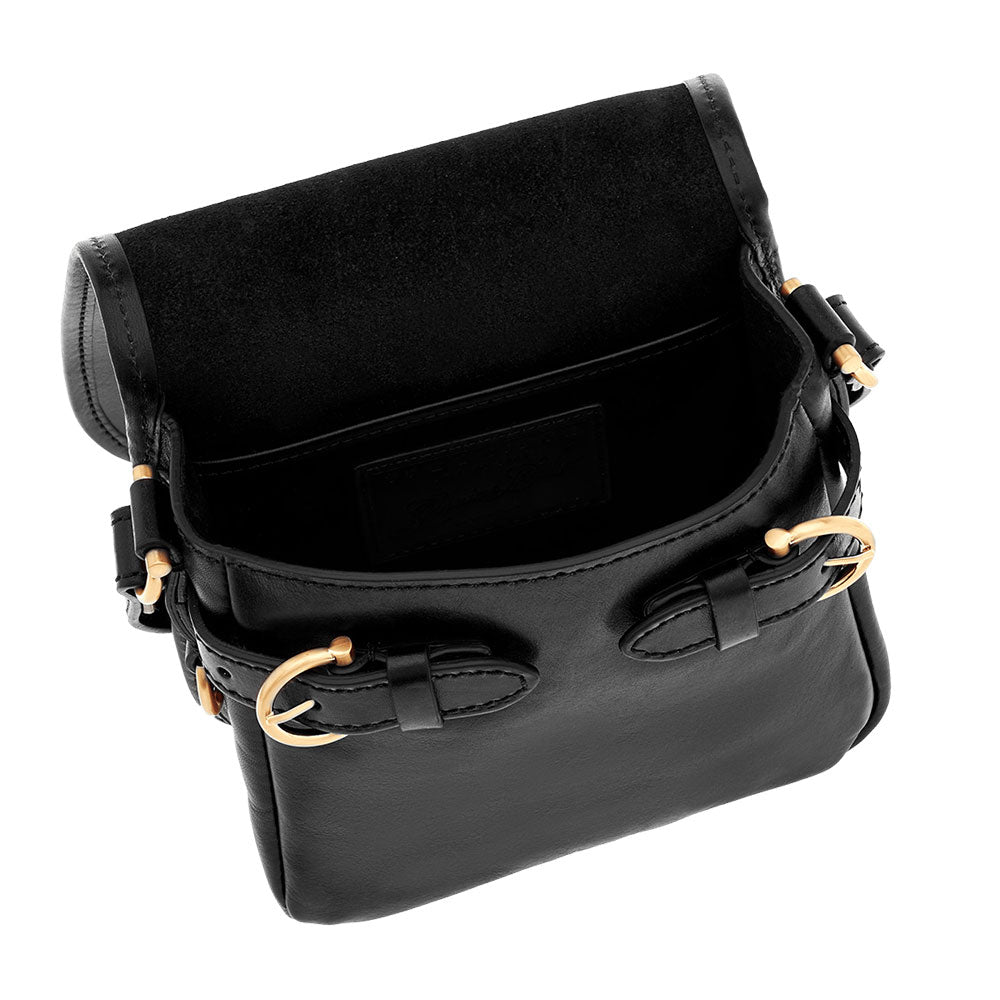 Borsa Donna con Pattina a Tracolla THE BRIDGE linea Biba in Pelle Nera