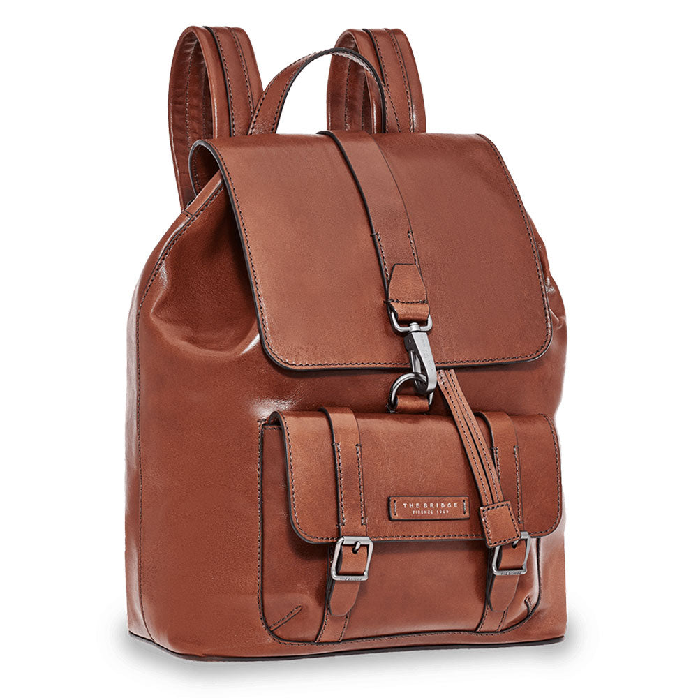 Cuoio Zaini Uomo The Bridge Zaino Uomo Con Pattina THE BRIDGE In