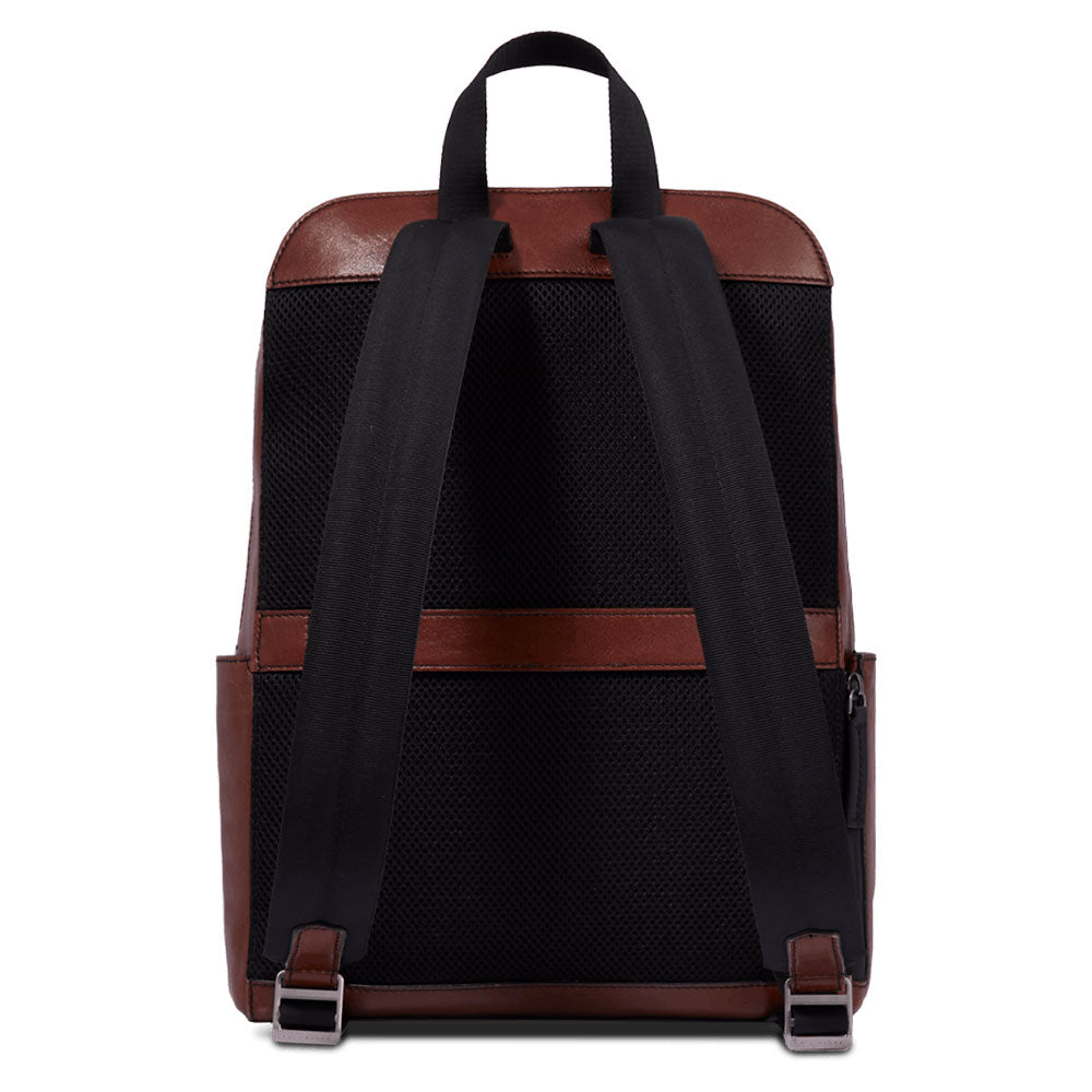 THE BRIDGE Herrenrucksack Damiano-Linie aus braunem Leder