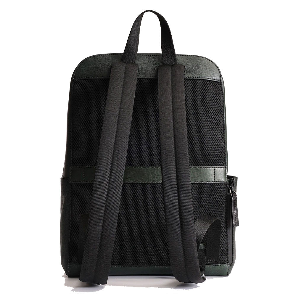 THE BRIDGE Herrenrucksack Damiano-Linie aus grünem Leder
